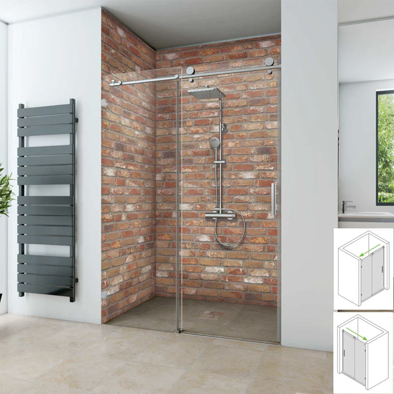Duschtür als Schiebetür nach Maß