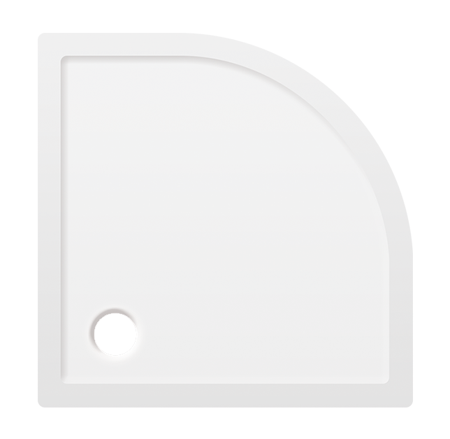 viertelkreisduschwanne