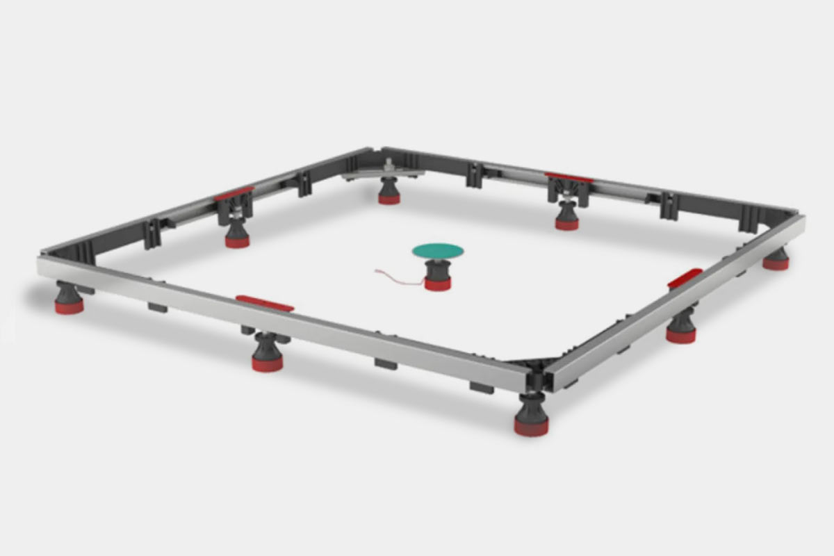 Montagerahmen für Duschwannen