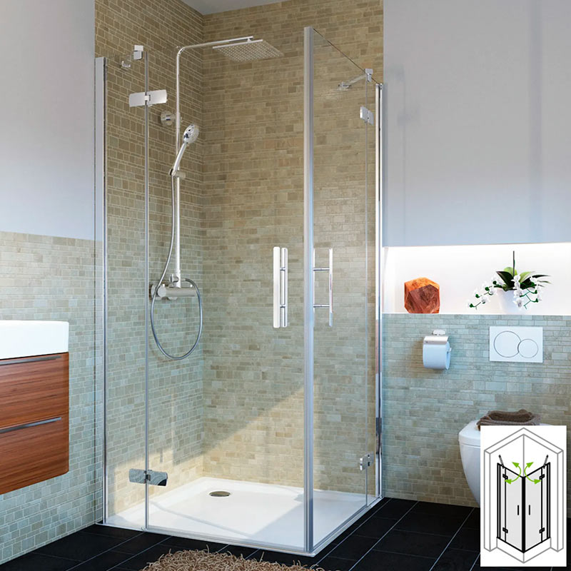 2 Pendeltüren für Eckeinstieg